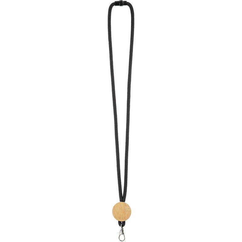 Шнурок для бейджа Tube Wood, черный арт.20382.30