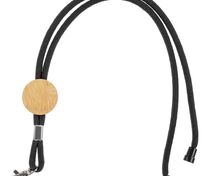 Шнурок для бейджа Tube Wood, черный арт.20382.30
