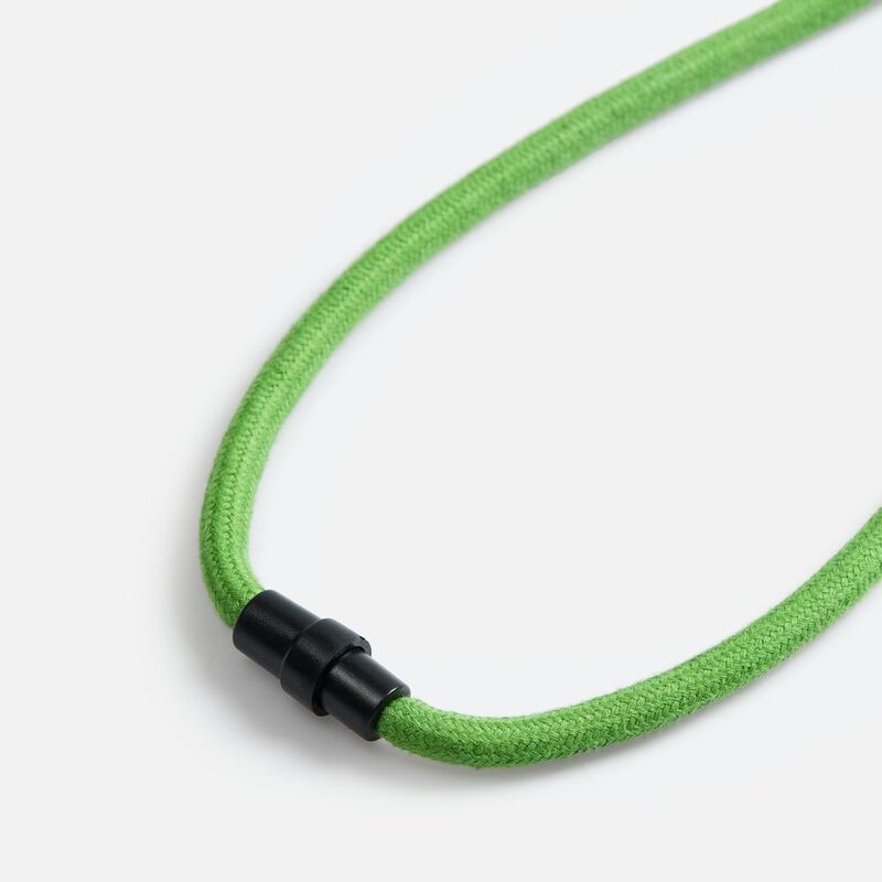 Шнурок для бейджа Tube Wood, зеленый арт.20382.90
