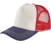 Бейсболка Blink, молочная с красным арт.04451866TUN