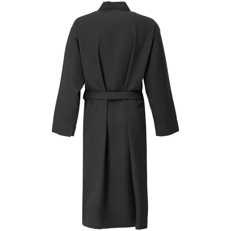 Халат вафельный Kimono, черный арт.17267.30