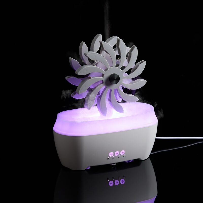 Увлажнитель-ароматизатор Steam Spin, белый с серым арт.17578.10