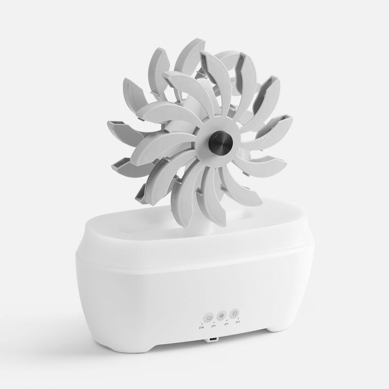 Увлажнитель-ароматизатор Steam Spin, белый с серым арт.17578.10