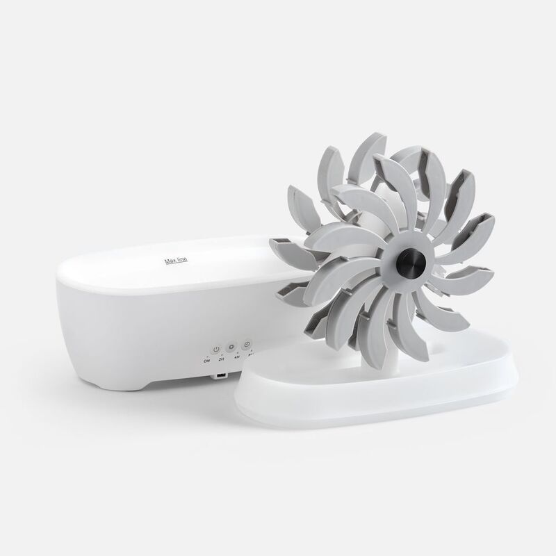 Увлажнитель-ароматизатор Steam Spin, белый с серым арт.17578.10