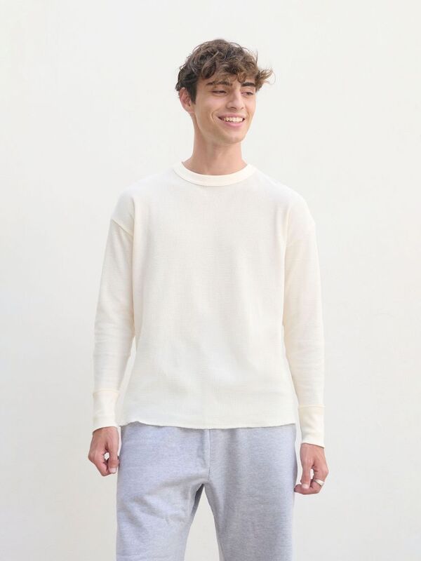 Футболка с длинным рукавом Thermal T, бежевая (неокрашенная) арт.04453101