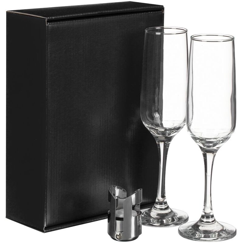 Набор для шампанского Isabella, в черной упаковке арт.18443.30