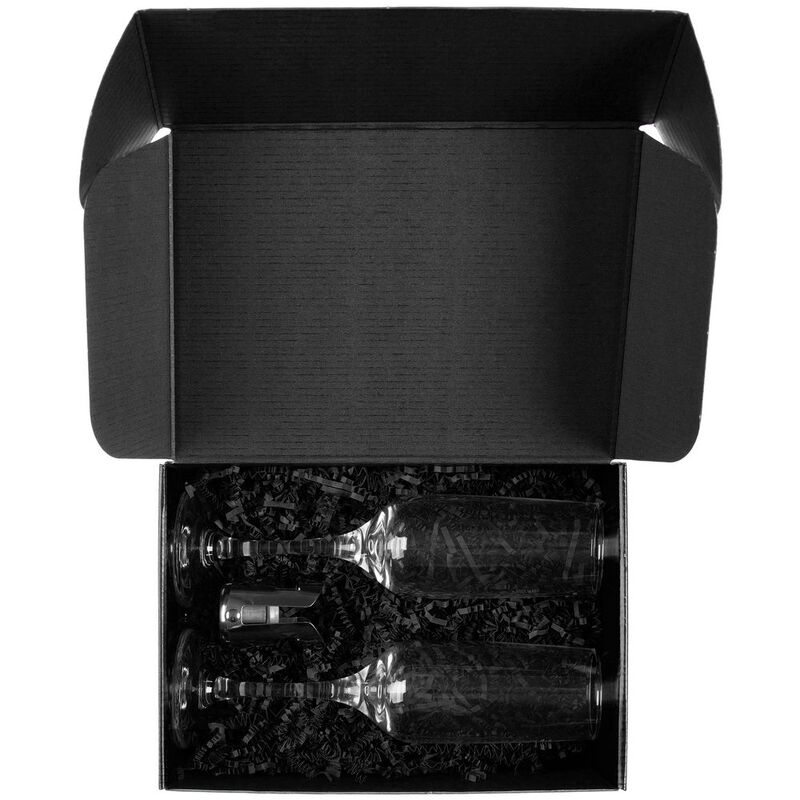 Набор для шампанского Isabella, в черной упаковке арт.18443.30
