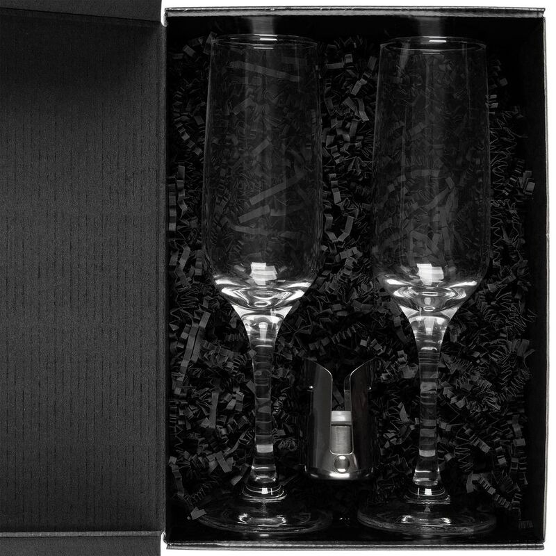 Набор для шампанского Isabella, в черной упаковке арт.18443.30