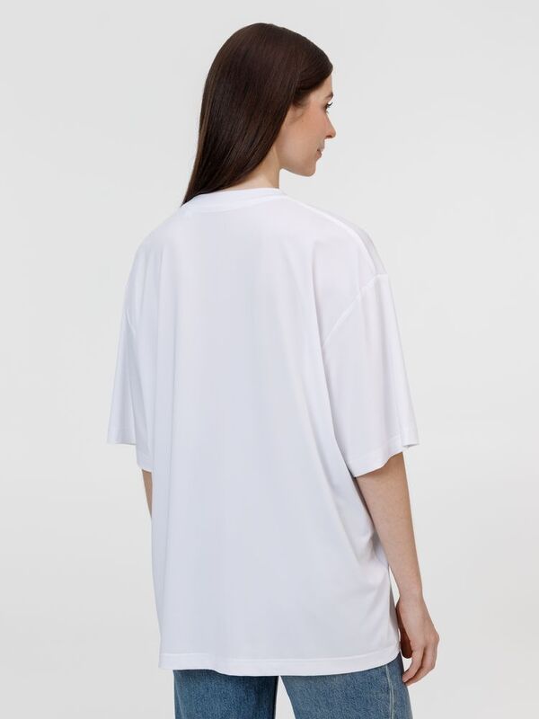 Футболка из бифлекса Morfiss, белая арт.17967.60