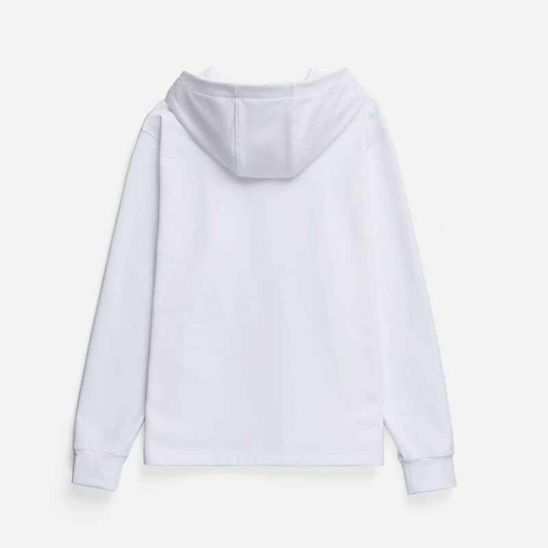 Худи унисекс Morfiss, белое арт.17969.60