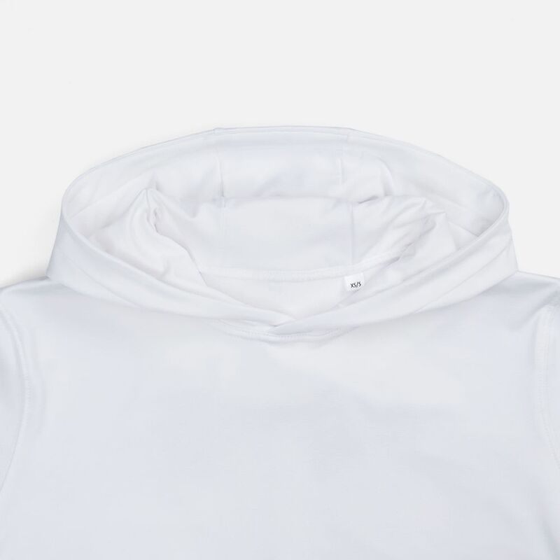 Худи унисекс Morfiss, белое арт.17969.60