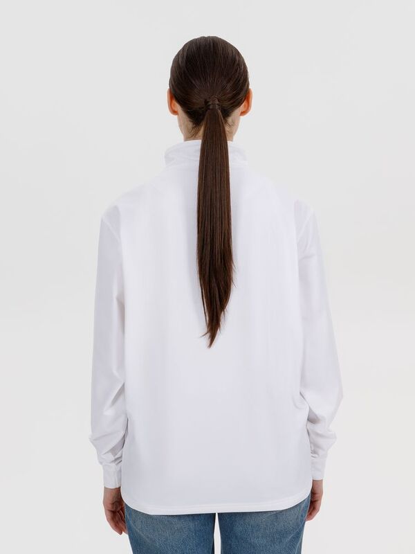 Свитшот на молнии Morfiss, белый арт.17970.60