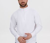 Свитшот на молнии Morfiss, белый арт.17970.60