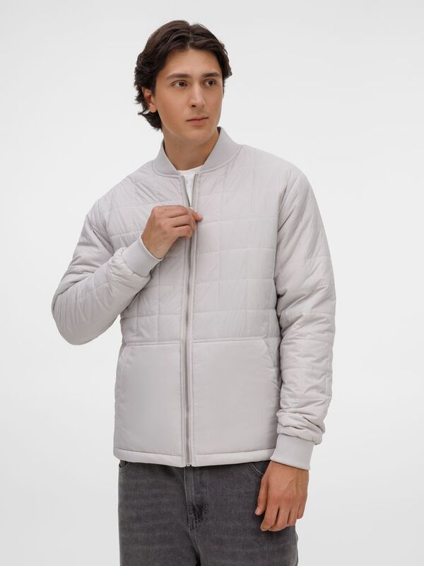 Куртка унисекс Warmbridge, светло-серая арт.18306.11