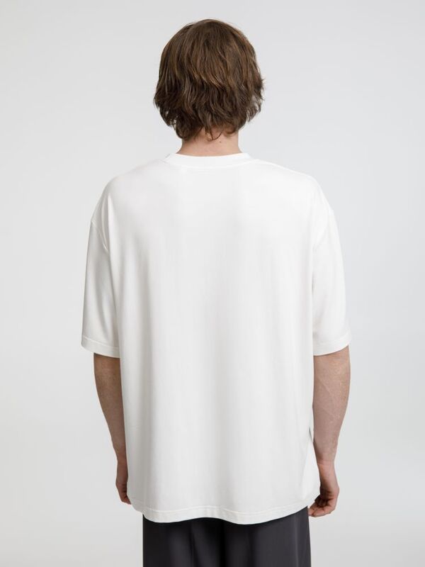 Футболка оверсайз унисекс Lavinia, белая арт.19416.60