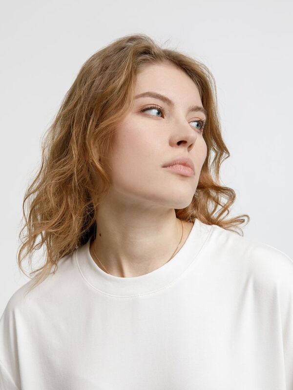 Футболка оверсайз унисекс Lavinia, белая арт.19416.60