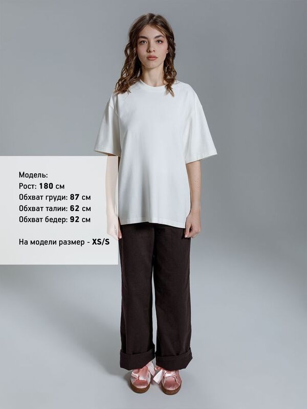 Футболка оверсайз Kangas, белая арт.19417.60