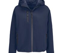 Куртка софтшелл с капюшоном женская Falcon Women, синяя арт.04450232