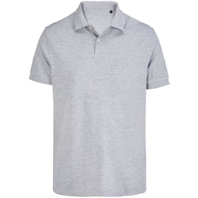 Рубашка поло унисекс Pacific, серый меланж арт.04439360