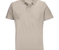 Рубашка поло унисекс Pulse, серо-бежевая арт.04502123