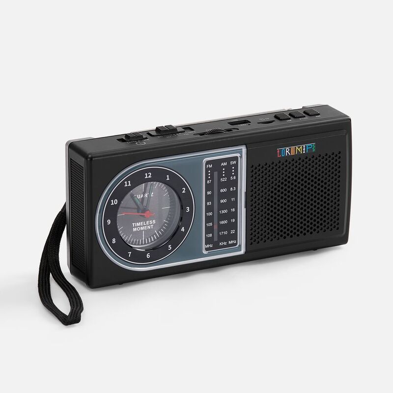 Bluetooth-колонка с радио Comradio, черная арт.17589.30