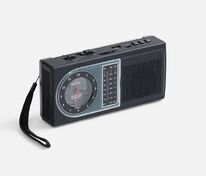 Bluetooth-колонка с радио Comradio, черная арт.17589.30