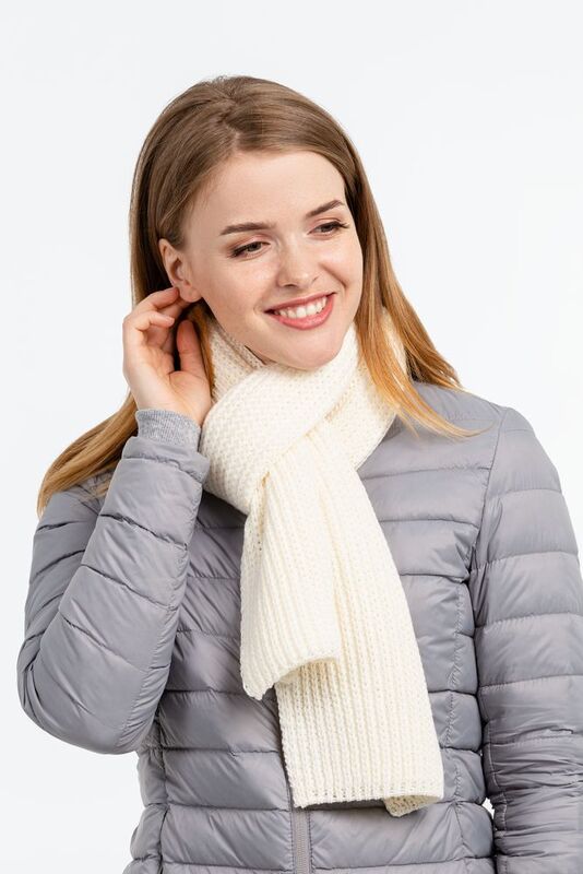 Шарф Nordkapp, белый (молочный) арт.14402.61