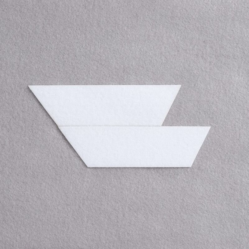 Основа Velkro L для крепления шевронов на липучке, белая арт.17642.60