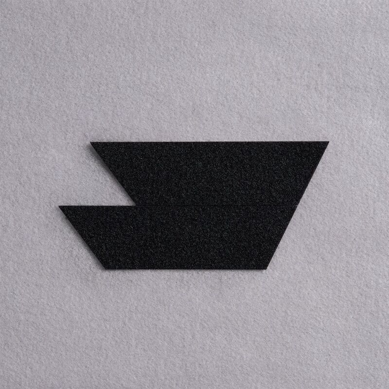 Основа Velkro L для крепления шевронов на липучке, черная арт.17642.30