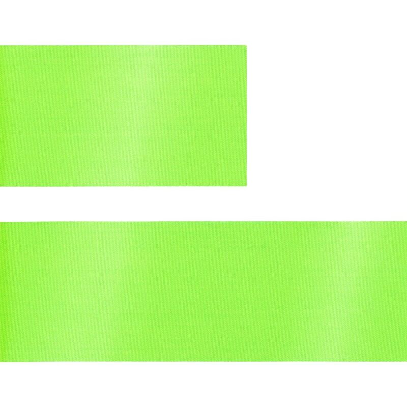 Лента сатиновая Satin 35 XXL, зеленый неон, 220 см арт.18712.94.220cm