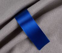 Лента сатиновая Satin 35 XXL, синяя, 240 см арт.18712.44.240cm