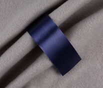 Лента сатиновая Satin 35 XXL, темно-синяя, 250 см арт.18712.43.250cm