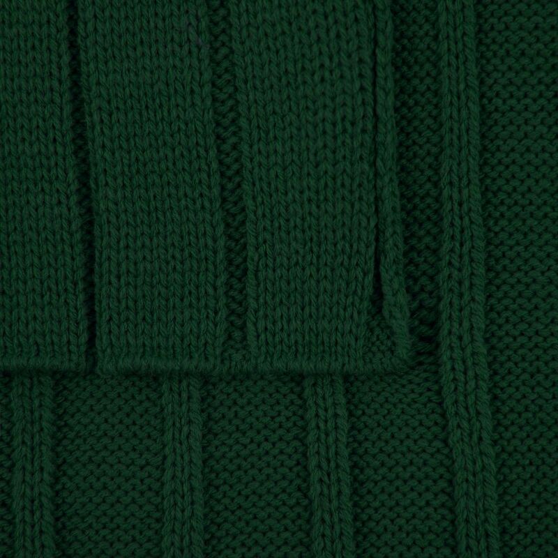 Плед Tressa, темно-зеленый арт.19622.91