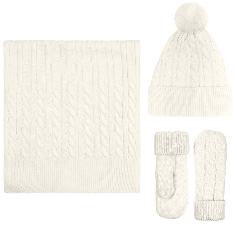 Шарф Heat Trick, белый (молочный) арт.12876.61