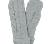 Варежки Heat Trick, серебристо-серый меланж арт.12877.31