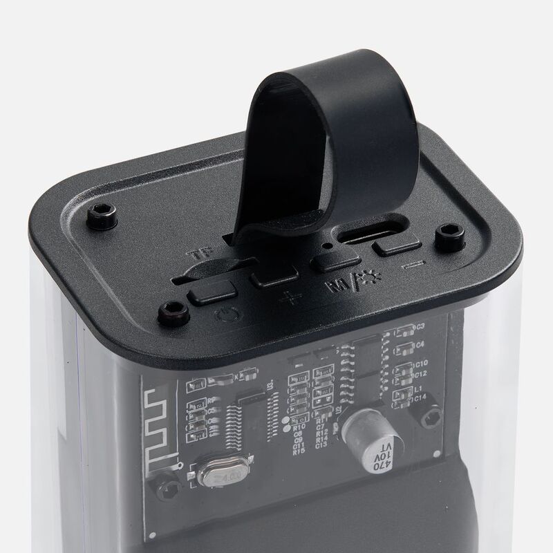 Bluetooth-колонка с подсветкой Groove, серая арт.17643.10