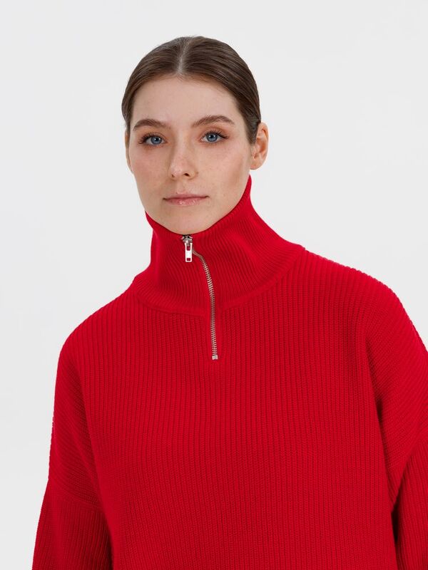 Джемпер Siluetti Birne, красный арт.20575.50