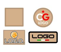 Шеврон из габардина Gabo S, бежевый арт.18311.16