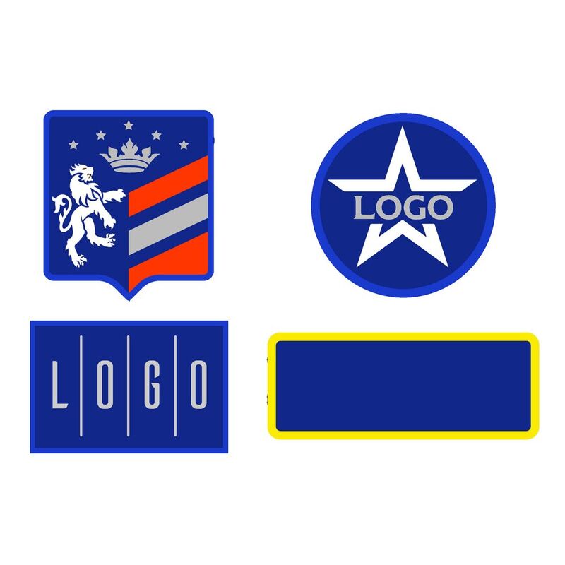 Шеврон из габардина Gabo M, синий арт.18312.44