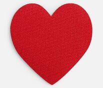 Наклейка тканевая Lunga Cor, M, красная арт.17864.50