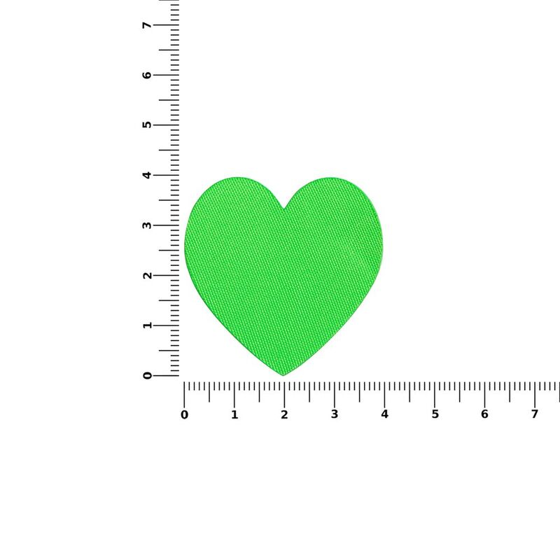 Наклейка тканевая Lunga Cor, M, зеленый неон арт.17864.94