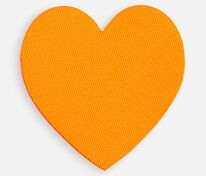 Наклейка тканевая Lunga Cor, M, оранжевый неон арт.17864.22