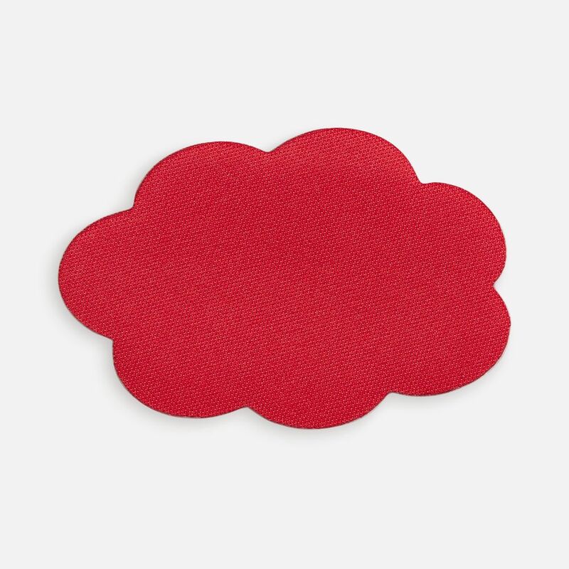 Наклейка тканевая Lunga Calum, L, красная арт.17865.50