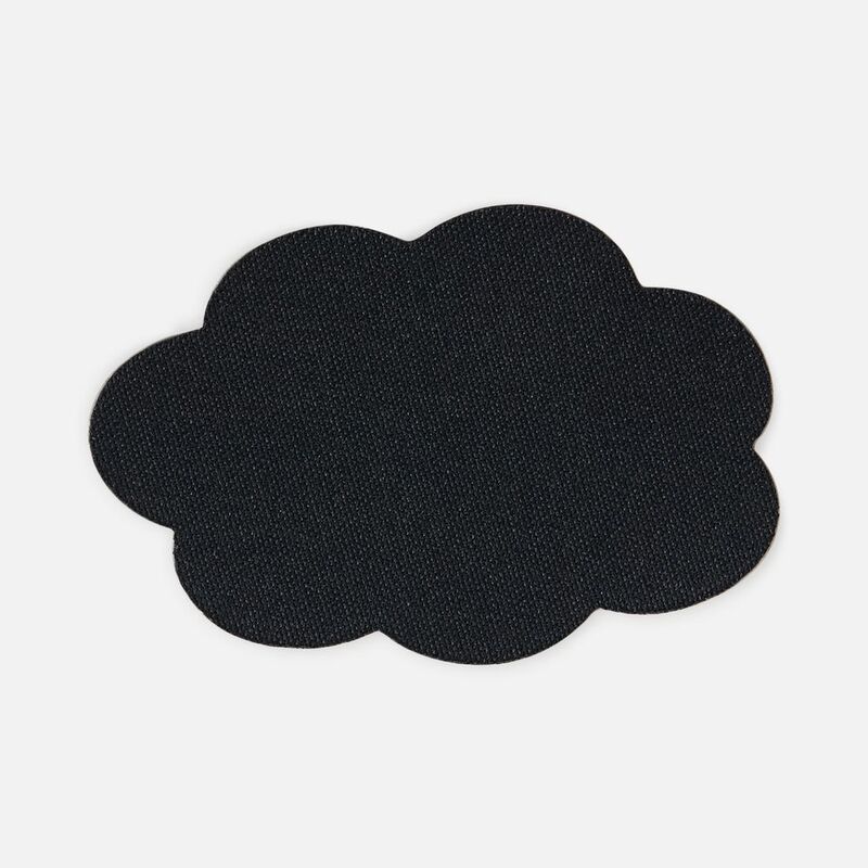 Наклейка тканевая Lunga Calum, L, черная арт.17865.30