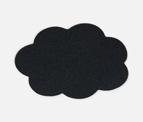 Наклейка тканевая Lunga Calum, L, черная арт.17865.30