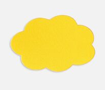 Наклейка тканевая Lunga Calum, L, желтая арт.17865.80