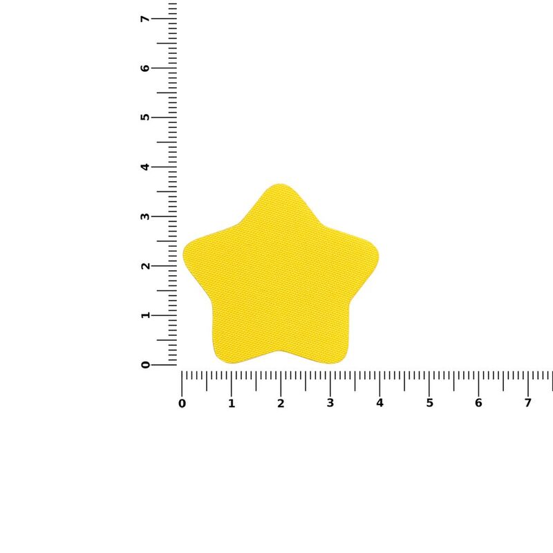 Наклейка тканевая Lunga Bial, M, желтая арт.17866.80