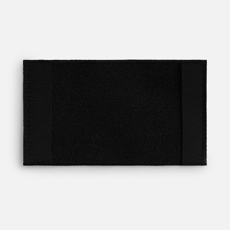 Лейбл тканевый Epsilon, M, черный арт.17867.30