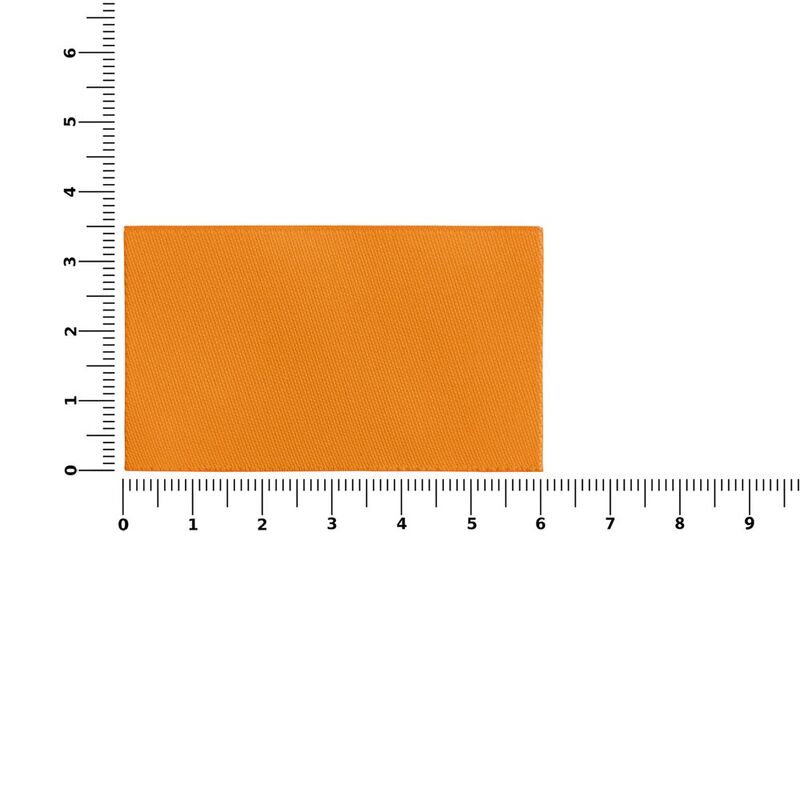 Лейбл тканевый Epsilon, M, оранжевый арт.17867.20