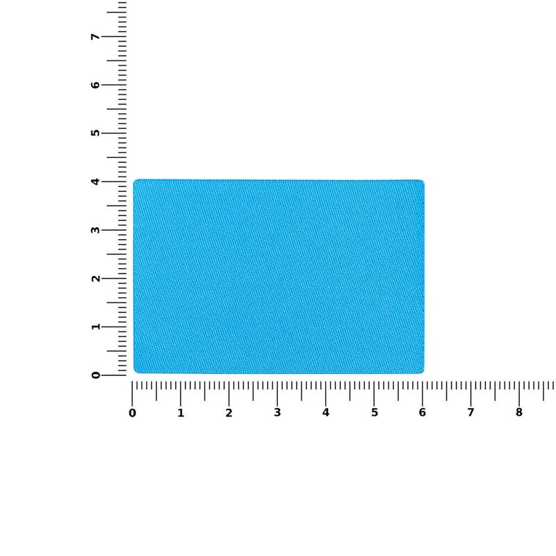 Наклейка тканевая Lunga, L, голубая арт.17903.14